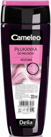 Delia Cameleo Płukana do Włosów Różowa Kolor 200ml